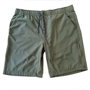 Gerry Weber Pull On Trail Shorts Olive Elastic Waist and Drawstring‎ Size XL